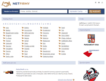 Tablet Screenshot of netfirmy.cz